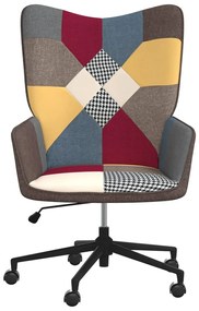 vidaXL Πολυθρόνα Relax Σχέδιο Patchwork Υφασμάτινη