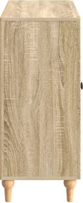 vidaXL Πλαϊνό γραφείο Sonoma Δρυς 89 x 34,5 x 80 εκ Επεξεργασμένο Ξύλο