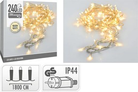 ΣΥΡΜΆΤΙΝΑ &amp; PVC ΛΑΜΠΆΚΙΑ LED LED LIGHTS 240LED WARM WHITE