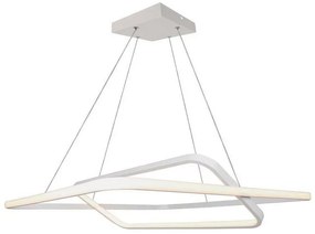 Κρεμαστό Φωτιστικό Οροφής LED 50W 230V 5150lm IP20 Triac Dimmable Θερμό Λευκό Άσπρο 14988 VTAC 14988 Λευκό