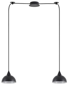 Φωτιστικό Οροφής Κρεμαστό Adept 77-9052 50x15x300 E27 60W Black Homelighting Μέταλλο