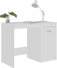 vidaXL Γραφείο Λευκό 100 x 50 x 76 εκ. από Επεξ. Ξύλο
