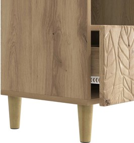 vidaXL Ντουλάπι TV 102 x 34,5 x 50 εκ. Artisan Δρυς Επεξεργασμένο Ξύλο