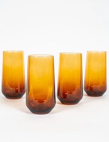 Glass Set (4 Pieces) New Iconic 470 - Amber Amber