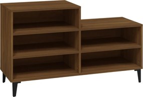 vidaXL Παπουτσοθήκη Καφέ Δρυς 102x36x60 εκ. από Επεξεργασμένο Ξύλο