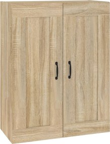 vidaXL Ντουλάπι Τοίχου Κρεμαστό Sonoma Δρυς 69,5 x 32,5 x 90 εκ.