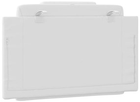 vidaXL Μαξιλάρι για Κεφαλάρι Viana Λευκό 90 εκ. από Συνθετικό Δέρμα