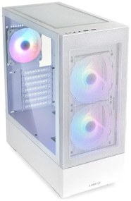 Lian Li LANCOOL 205 MESH C WHITE Gaming Midi Tower Κουτί Υπολογιστή με Πλαϊνό Παράθυρο, Λευκό