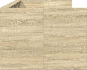 vidaXL Καναπές Κρεβάτι με συρτάρι Sonoma Δρυς Επεξεργασμένο Ξύλο
