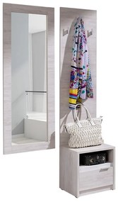 Σετ διαδρόμου Providence F118, 28 kg, Καθρέφτης, Πλαστικοποιημένη μοριοσανίδα, Εντοιχισμένη, Τοίχου | Epipla1.gr