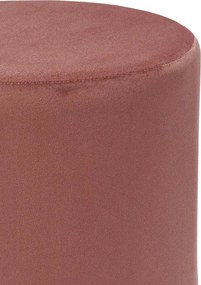 Σκαμπό Dash pakoworld βελούδο σάπιο μήλο-χρυσό Φ35x35εκ