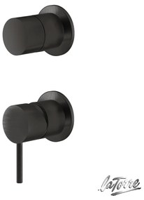 La Torre ELLE 316 Black Brushed PVD Μίκτης εντοιχισμού 2 εξόδων INOX