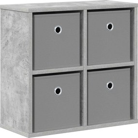 vidaXL Πλαϊνό γραφείο Σκυρόδεμα Γκρι 49,5 x 22 x 47 εκ
