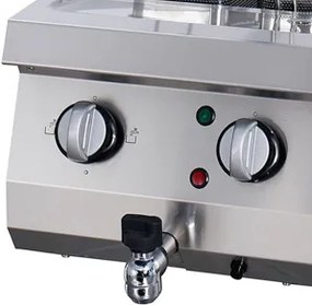 Heavy Duty Pasta Cooker - 1 x 20L - Single Unit - 70cm Deep - Electric