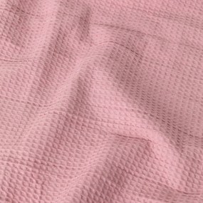 Borea Κουβέρτα Πικέ Waffle Υπέρδιπλη 230 x 260 cm Ροζέ