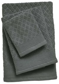 Πετσέτες Best 0688 (Σετ 3τμχ) Graphite Das Home Towels Set 100% Βαμβάκι