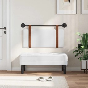 vidaXL Κρεμαστό Κεφαλάρι Λευκός Αντίκα PU