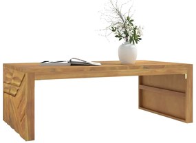 vidaXL Τραπεζάκι Σαλονιού 110x60x38 εκ. από Μασίφ Ξύλο Teak