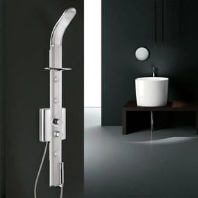 Dolce Vita SG Chrome Στήλη Nτους-Υδρομασάζ Από Mασίφ Αλουμίνιο 3 εξόδων, 145 εκ.