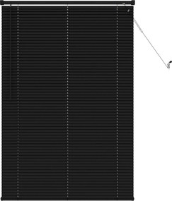 vidaXL Βενετσιάνικη Σκίαση Μαύρο 150 x 80 cm 25 mm PVC
