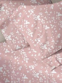 Παπλωματοθήκη Menta Εμπριμέ 040 Pink Υπέρδιπλη (230x250)