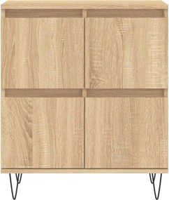 vidaXL Συρταριέρα Sonoma Δρυς 60x35x70 εκ. Επεξεργασμένο Ξύλο