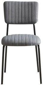 Καρέκλα Τραπεζαρίας Α10 Fylliana Γκρί 53x43x84 εκ. 4αδα 53x43x84 εκ.