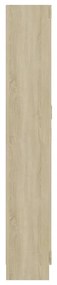 vidaXL Βιβλιοθήκη Χρώμα Sonoma Δρυς 82,5x30,5x185,5 εκ. Επεξ. Ξύλο