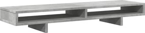 vidaXL Βάση Οθόνης Γκρι Σκυρ. 100x27x15 εκ. Επεξεργ. Ξύλο
