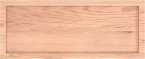 vidaXL Επιφ Τραπεζιού Αν Καφέ 100x40x(2-6)εκ. Επεξ. Μασίφ Ξύλο Δρυός