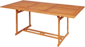 vidaXL Σετ Τραπεζαρίας Κήπου 7 Τεμ. από Μασίφ Ξύλο Teak με Μαξιλάρια
