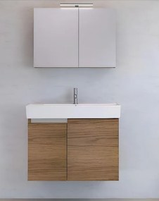 One Project Messi 80  MDF - Πάγκος με Νιπτήρα &amp; Καθρέπτη