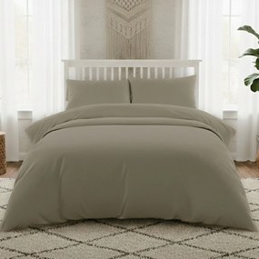 Σεντόνι King Size Επίπεδο (270x270) Melinen Lavish Satin Χακί