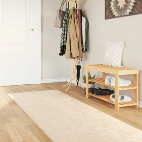 vidaXL Χαλί Runner MARSA Κρεμ 250 x 100 εκ. Πολυέστερ και PVC