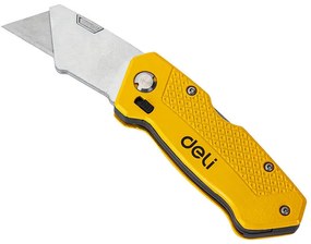 Utility Knife Deli Tools EDL006Z (yellow)