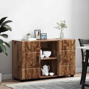 VidaXL Πλαϊνό γραφείο FLORIN 88,5 x 30,5 x 55,5 εκ Παλιό ξύλο