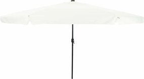 vidaXL Ομπρέλα Κήπου Άμμος και Ανθρακί 395 x 395 x 245 εκ. Πολυεστέρας