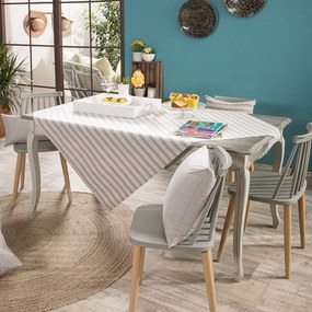 Τραπεζομάντηλο Prado 11 Grey Teoran 135X135cm Cotton-Polyester