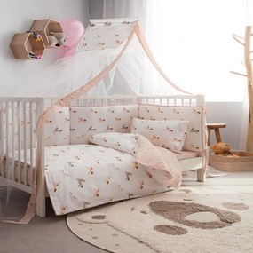 Σεντόνια Βρεφικά Magic (Σετ 3τμχ) Pink Vesta Home Cradle 120x165cm 100% Βαμβάκι