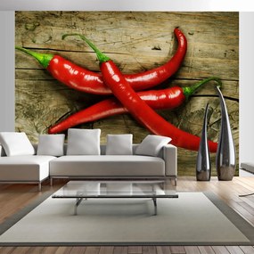 Φωτοταπετσαρία - Spicy chili peppers 350x270