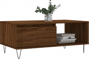 vidaXL Τραπεζάκι Σαλονιού Καφέ Δρυς 90x50x36,5 εκ. Επεξεργασμ. Ξύλο