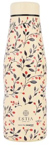 Θερμός-Μπουκάλι Ανοξείδωτο Flask Bloom Beige Save The Aegean Estia 500ml-7x7x22,3εκ. 01-31558