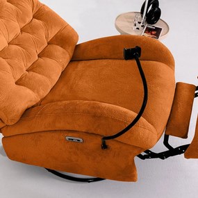 Recliner Dream Electric - Tile Red Tile Red