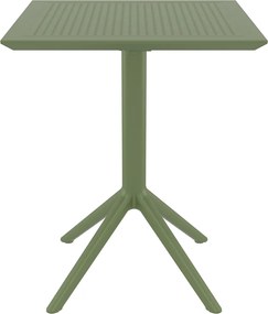 SIESTA SKY OLIVE GREEN 60Χ60X74εκ. ΤΡΑΠΕΖΙ ΠΤΥΣ/ΝΟ ΠΟΛ/ΝΙΟΥ 60X60X74εκ.20.0291