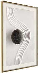 Αφίσα - Zen Garden - 20x30 - Χρυσό - Με πασπαρτού