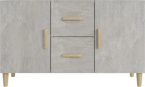vidaXL Ντουλάπι Γκρι Σκυροδέματος 100 x 36 x 60 εκ. Επεξεργασμένο Ξύλο
