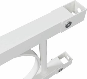 vidaXL Στοιχείο Φράχτη ASSEN Λευκό 170 x 150 εκ. Ατσάλι