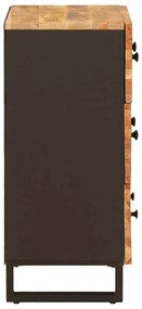 vidaXL Πλαϊνό γραφείο Καφέ Στερεό ξύλο μάνγκο