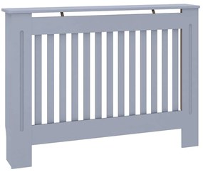 vidaXL Κάλυμμα Καλοριφέρ Ανθρακί 112 x 19 x 81,5 εκ. από MDF