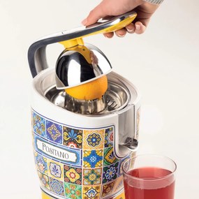Πρέσα εσπεριδοειδών Ariete Positano JUICER 0413/0P, 85W, Μεταλλικό σώμα, Αθόρυβη λειτουργία, 2 εξαρτήματα, Λευκό/Κίτρινο